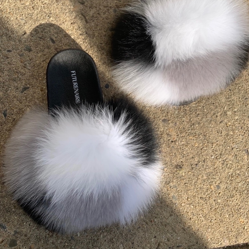 Luna Real Fur Slides Sizes 85995 Luna Real Fur Slides Sizes 85995